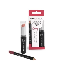 أحمر الشفاه الكريمي وقلم تحديد الشفاه Creamy Lipstick & Lip Liner