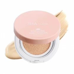 كريم واقي شمس بتغطية ملونة للبشرة 3HA Clear Soothing Sun Cushionn