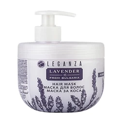 ماسك ليكانزا للشعر باللافندر Leganza Lavender Hair Mask 500 ml