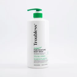 Troubless CLEAR 7 PLUS PURE MOISTURE BODY WASH 1L غسول الجسم المرطب كلير 7 بلس النقي 1 لتر
