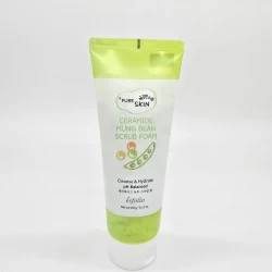 Pure Skin Ceramide Mung Bean Scrub Foam رغوة مقشر السيراميد والفاصوليا الخضراء للبشرة النقية