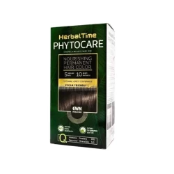 صبغ شعر نباتي تدرجات اللون البني خالي من الامونيا Nourishing Permanent Hair Colorr Brown