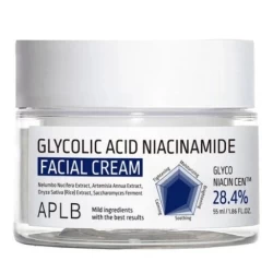 كريم الوجه بحمض الجليكوليك والنياسيناميد Glycolic Acid and Niacinamide Facial Cream 55 ml