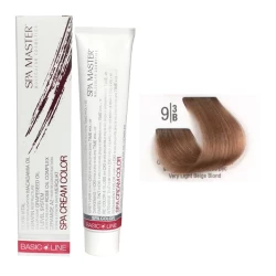 سيت صبغة شعر- مجموعة تدرجات اللون البيجي + كريم اوكسجين Spa Master Hair Colour Cream- Beige Shades+ Oxygen 30 Vol Set